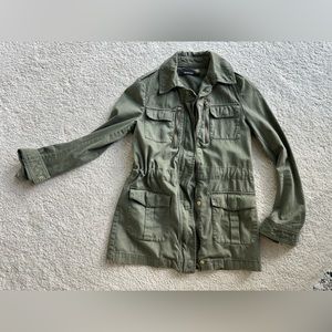 stradivarius green cargo jacket. Small